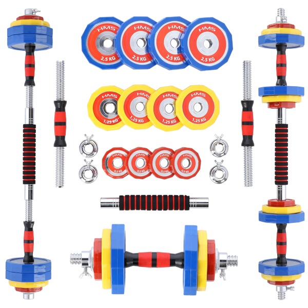 SKC20 20KG BAREVNÝ ČINKOVÝ SET V KUFRU HMS