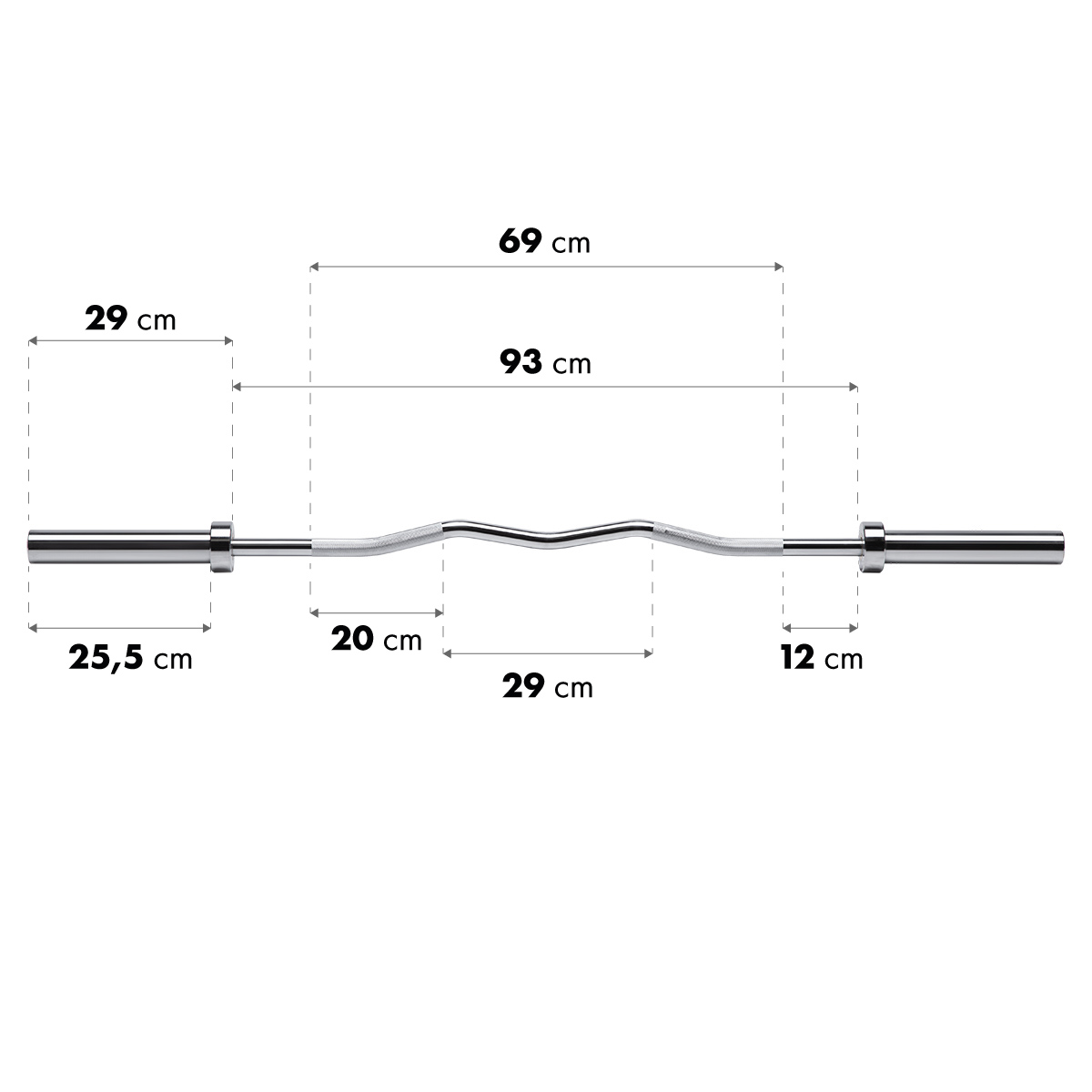 GOL200 LOMENÁ OLYMPIJSKÁ OSA 150CM x 50MM + ZG1000 HMS PREMIUM