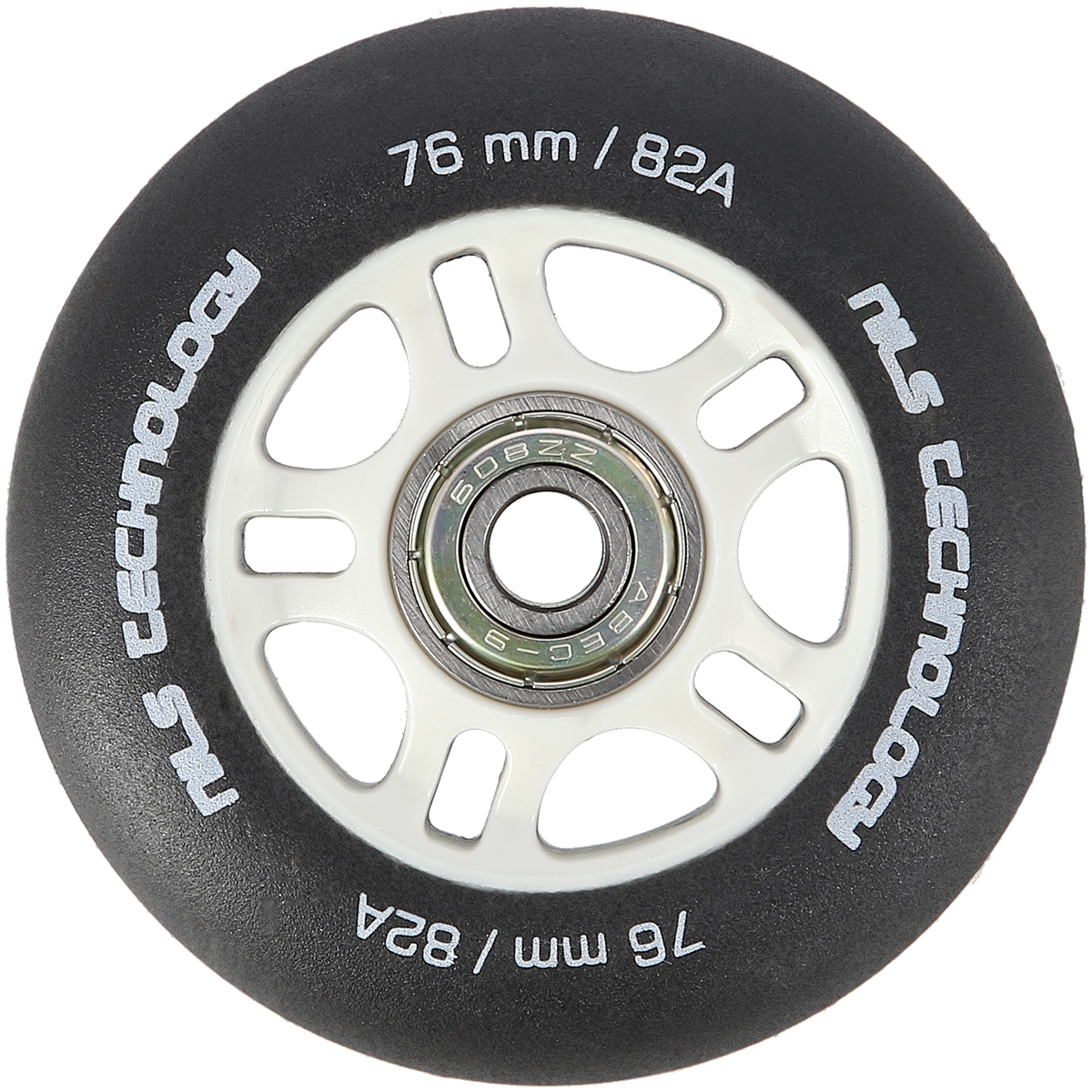 PU 76x24 82A + ABEC 9 ČERNÁ MATNÁ KOLEČKA 4KS NILS EXTREME