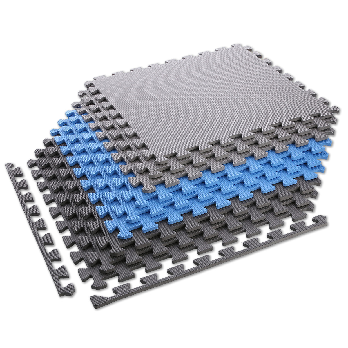 MP10 MODRO-ŠEDÁ OCHRANNÁ PUZZLE PODLOŽKA ONE FITNESS