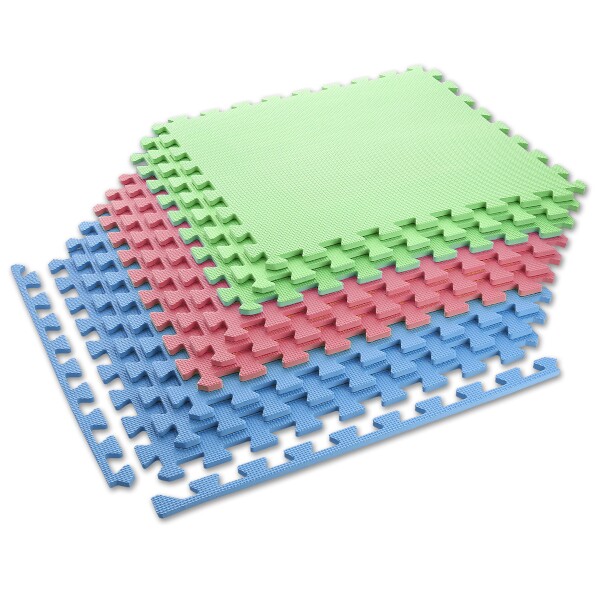 MP10 ZELENÁ-MODRÁ-ČERVENÁ OCHRANNÁ PUZZLE PODLOŽKA ONE FITNESS