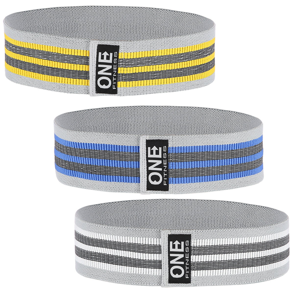 HB001 3V1 SET ODPOROVÝCH GUM HIP BAND ONE FITNESS