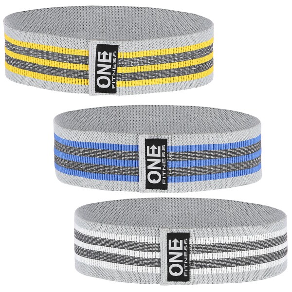 HB001 3V1 SET ODPOROVÝCH GUM HIP BAND ONE FITNESS