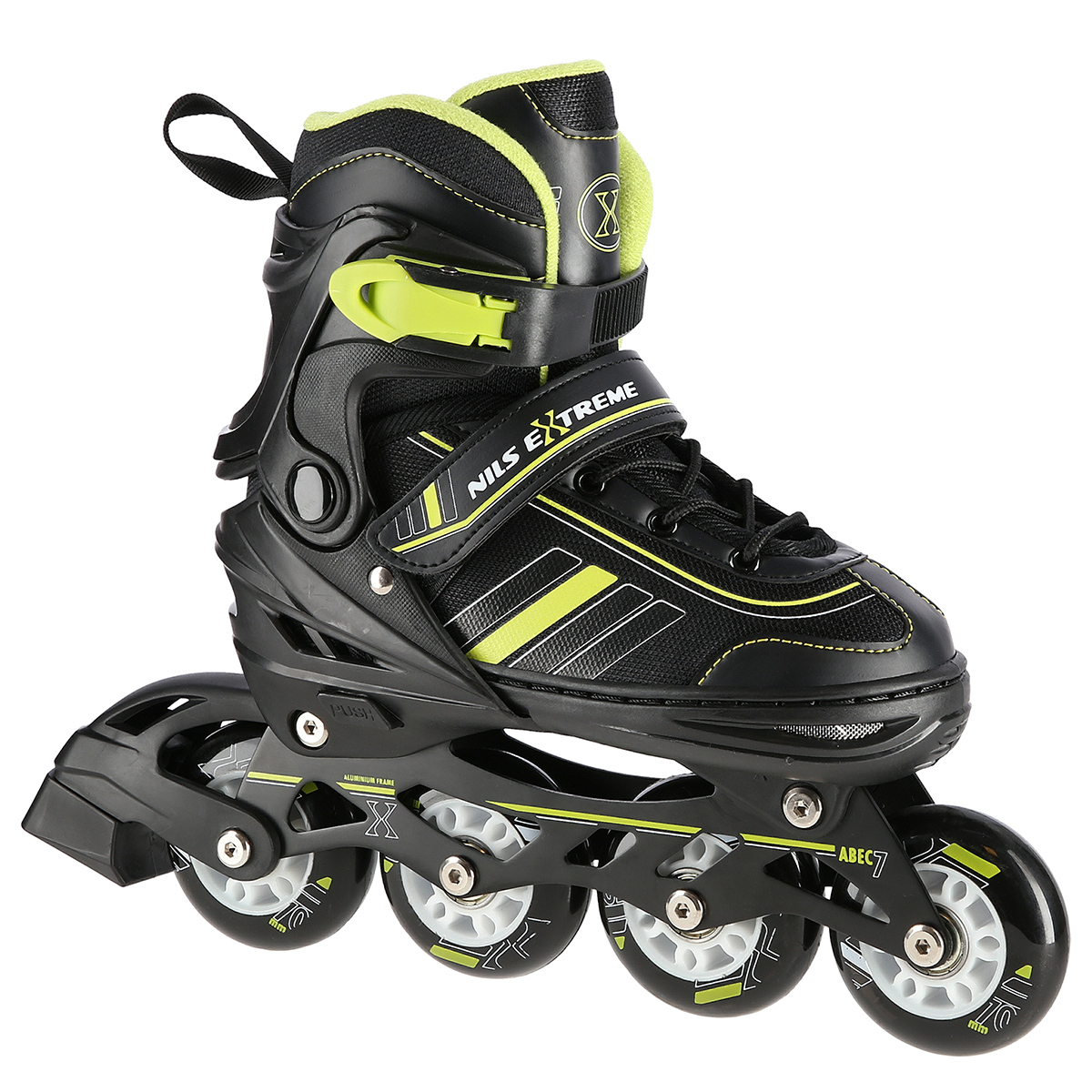 NH18191 ČERNO-ŽLUTÉ VEL.M(34-38) BRUSLE 2V1 NILS EXTREME