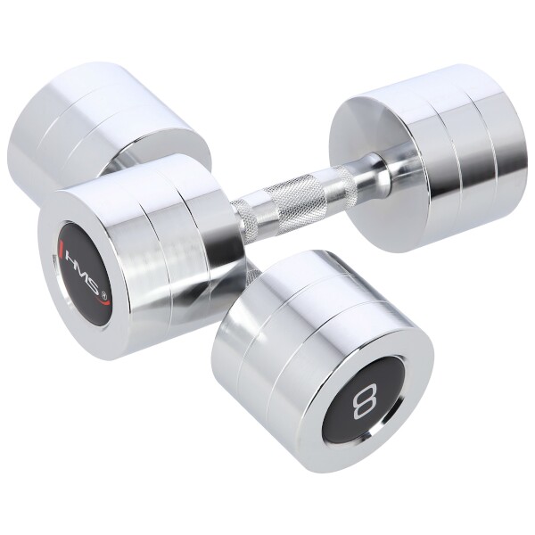 CHD08 CHROMOVANÉ JEDNORUČNÍ ČINKY HMS 2 x 8KG