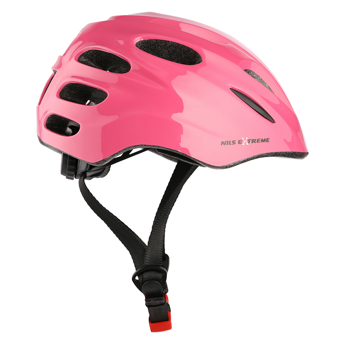 MTW01+H210 RŮŽOVÁ VEL.XS HELMA S CHRÁNIČI NILS EXTREME
