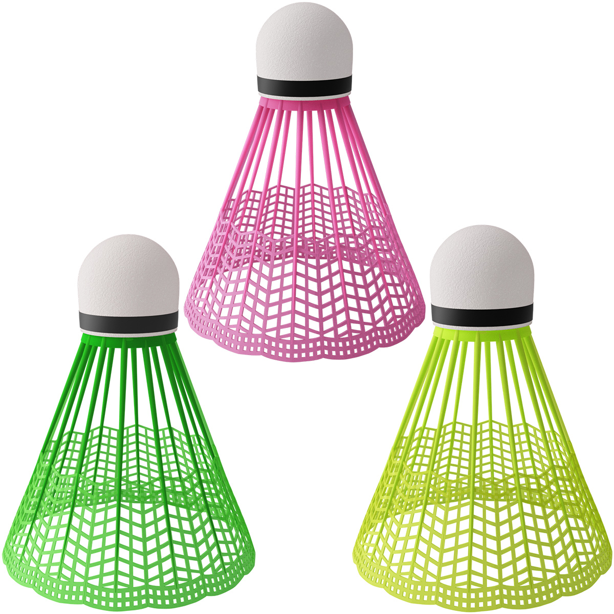 NBL6103 BADMINTONOVÉ MÍČKY MULTICOLOR 3 KS NILS