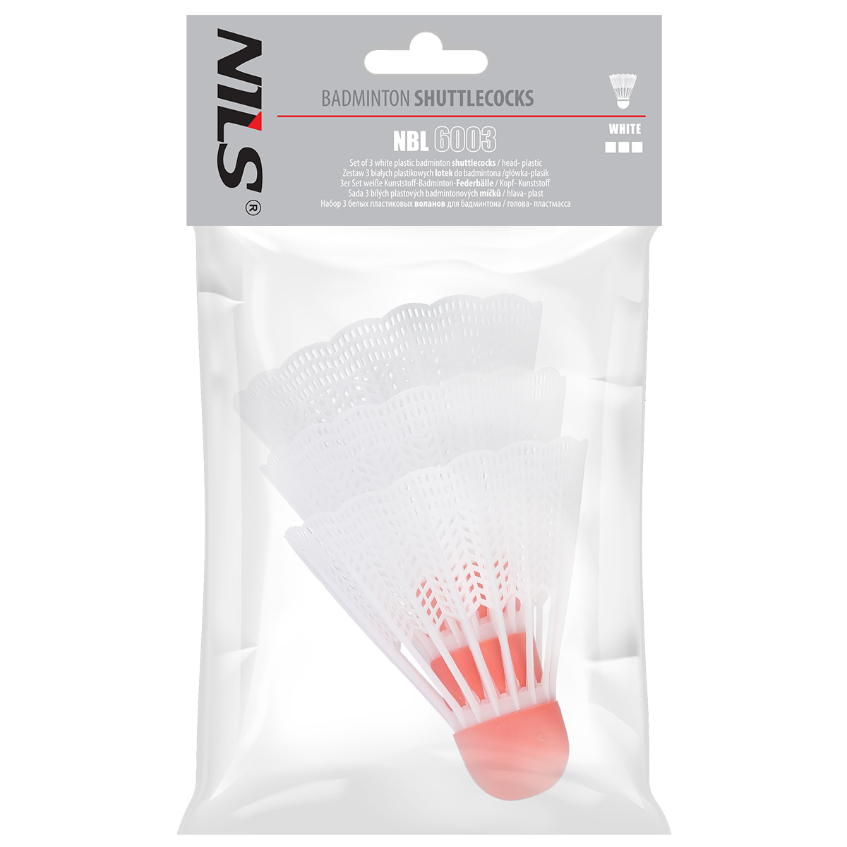 NBL6003 BADMINTONOVÉ MÍČKY 3 KS NILS
