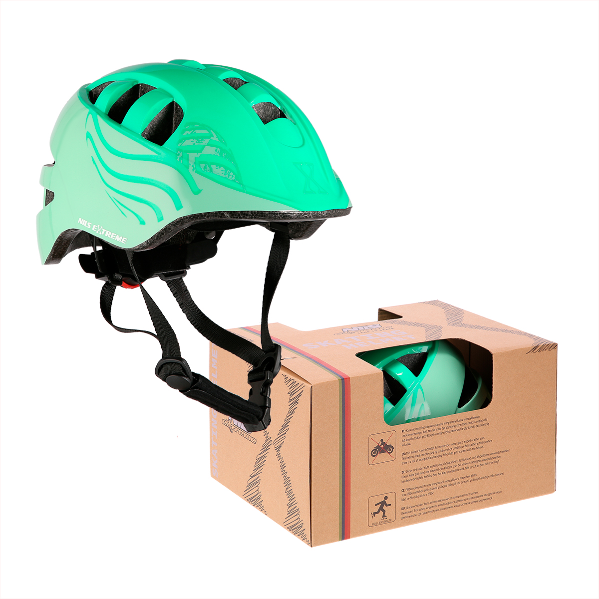 MTW08 ZELENÁ VEL.XS (48-52 CM) HELMA NILS EXTREME