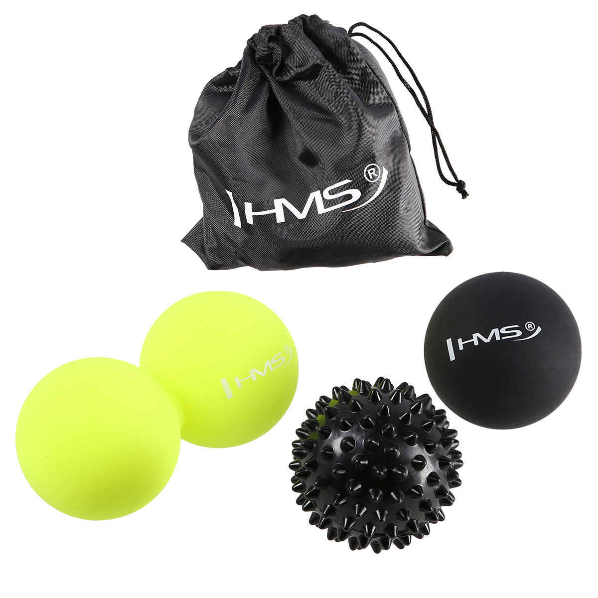 BLS01 SADA MASÁŽNÍCH MÍČKŮ LACROSSE BALL HMS