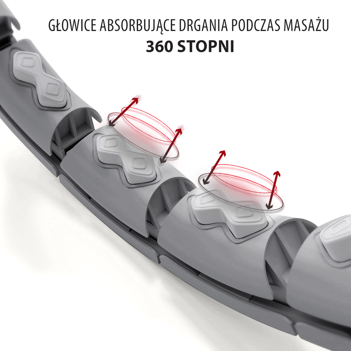 HHW06 ČERNÁ MASÁŽNÍ HULA HOOP OBRUČ SE ZÁVAŽÍM A POČÍTADLEM HMS