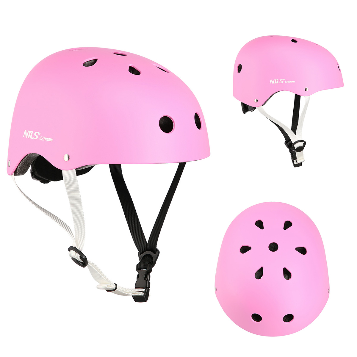 MTW001 RŮŽOVÁ VEL.XS(48-52 CM) HELMA NILS EXTREME