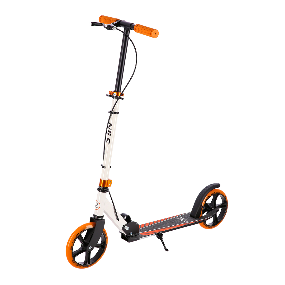 HM0107 BÍLO-ORANŽOVÁ KOLOBĚŽKA NILS EXTREME