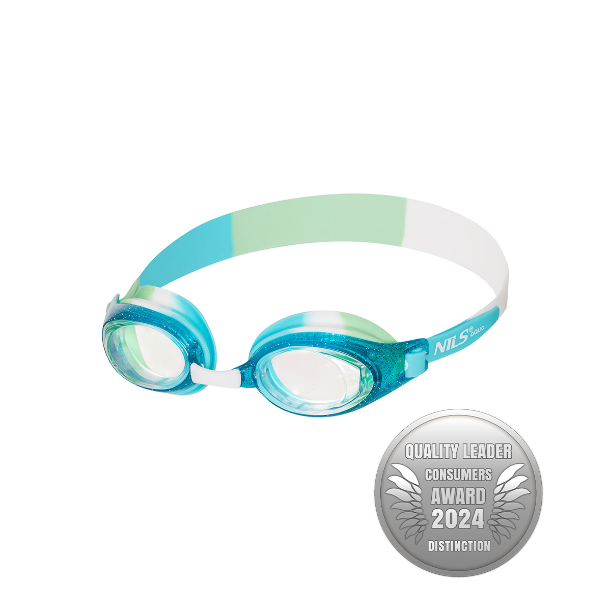 NQG870AF JUNIOR MODRÉ PLAVECKÉ BRÝLE NILS AQUA