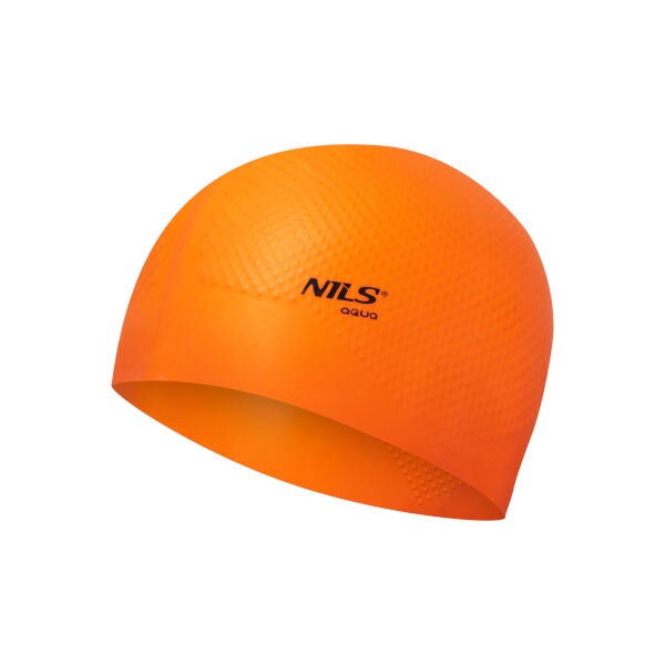 NQC DOTS ORANŽOVÁ SILIKONOVÁ ČEPICE NILS AQUA