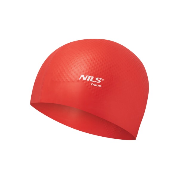 NQC DOTS ČERVENÁ SILIKONOVÁ ČEPICE NILS AQUA