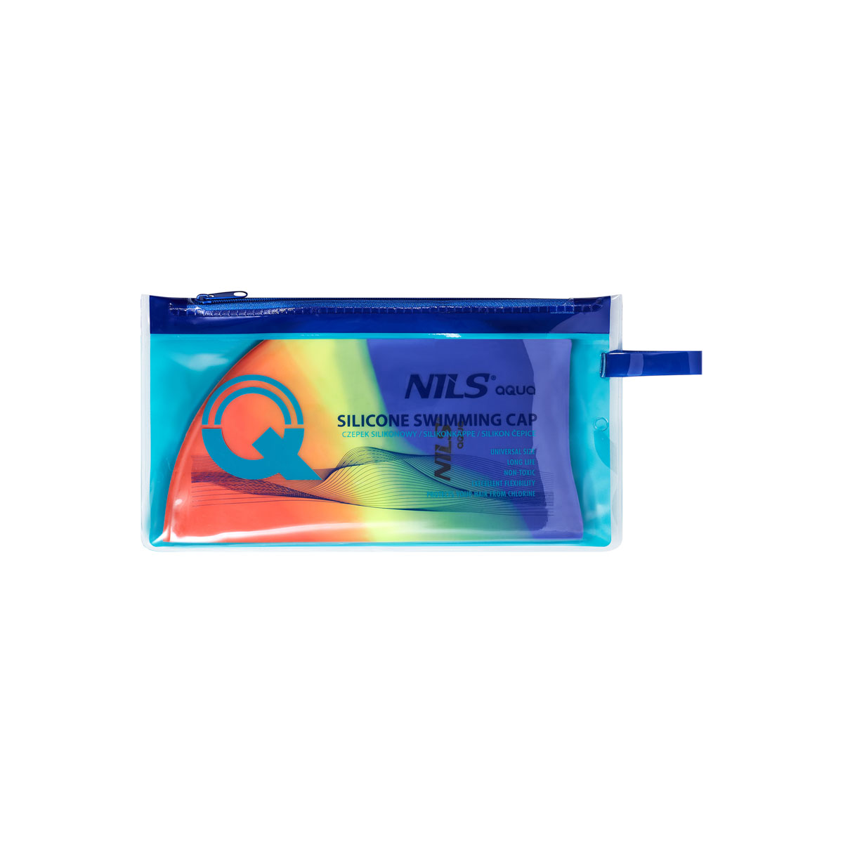 NQC MULTICOLOR M04 SILIKONOVÁ ČEPICE NILS AQUA