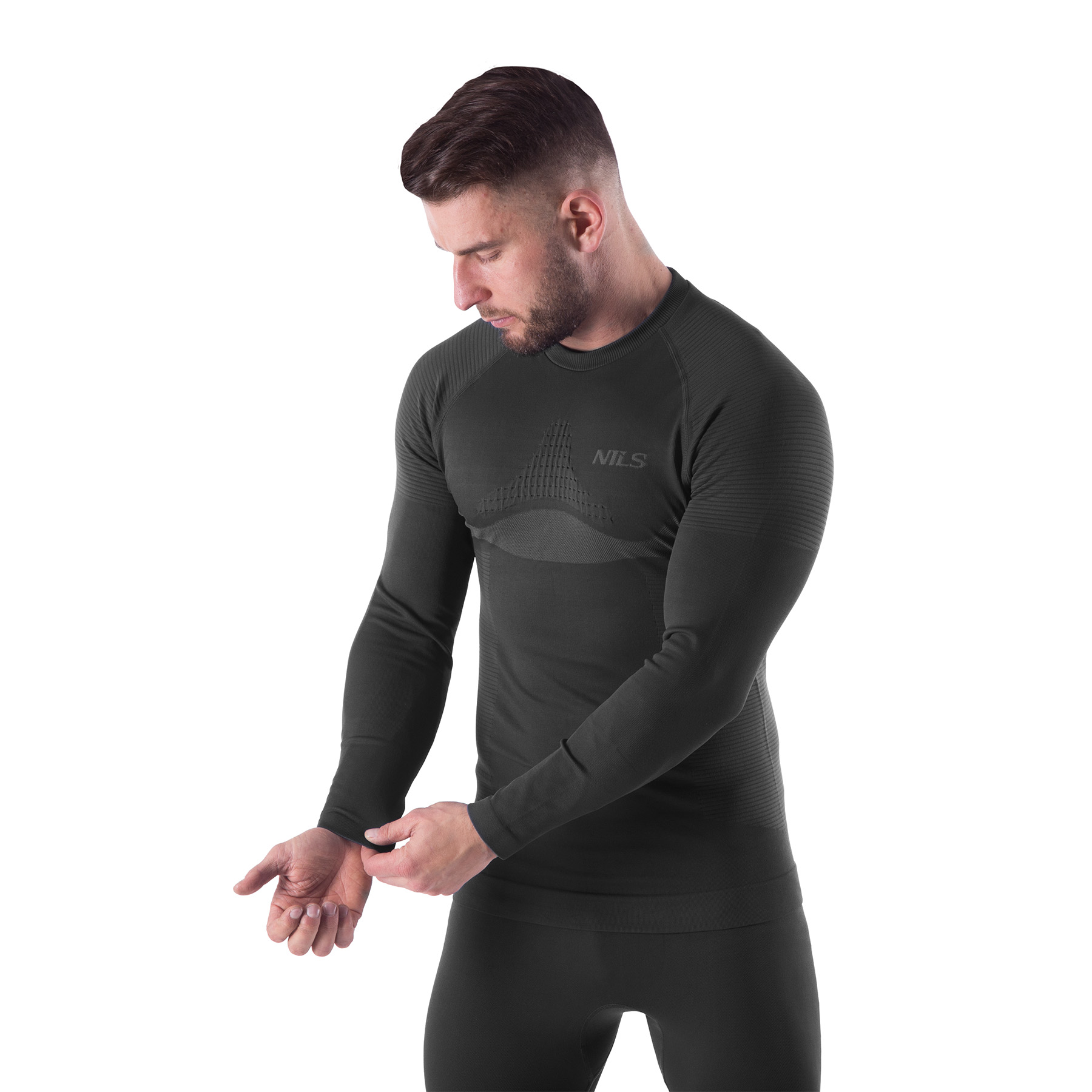 BTZ0464 ČERNÉ VEL.2XL/3XL MAGNUS SET PÁNSKÉHO FUNKČNÍHO PRÁDLA NILS
