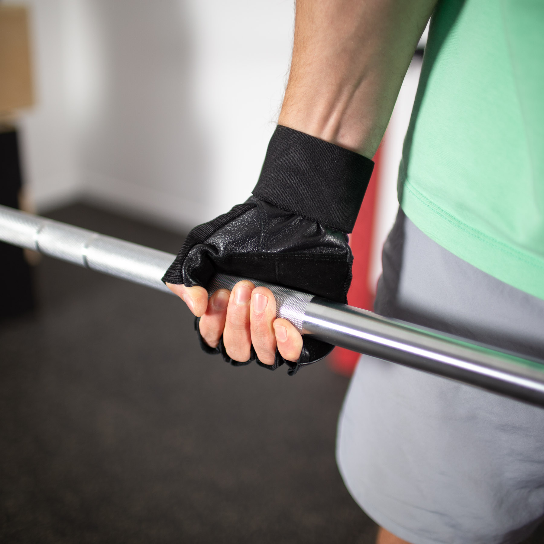 RST04 ČERNÉ VEL.XXL FITNESS RUKAVICE HMS