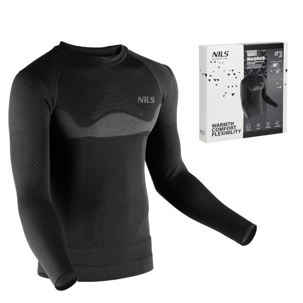 BTK0464 VEL.2XL/3XL ČERNÉ MAGNUS PÁNSKÉ TERMO TRIČKO NILS