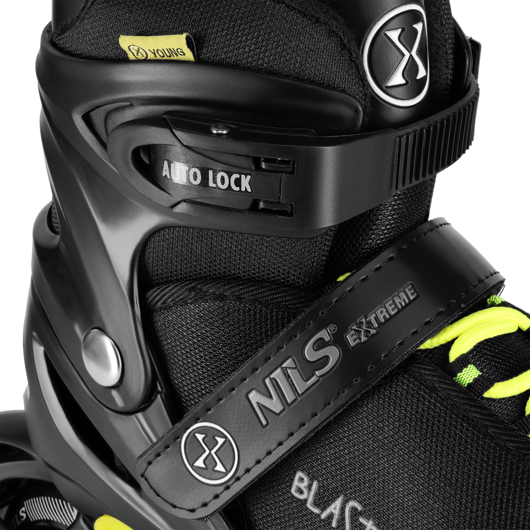NA18168A ČERNÉ VEL.L(39-42) KOLEČKOVÉ BRUSLE BLASTER NILS EXTREME