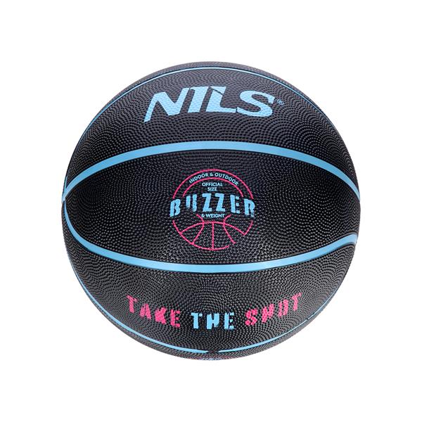NPK271 ČERNÝ BUZZER 7 BASKETBALOVÝ MÍČ NILS