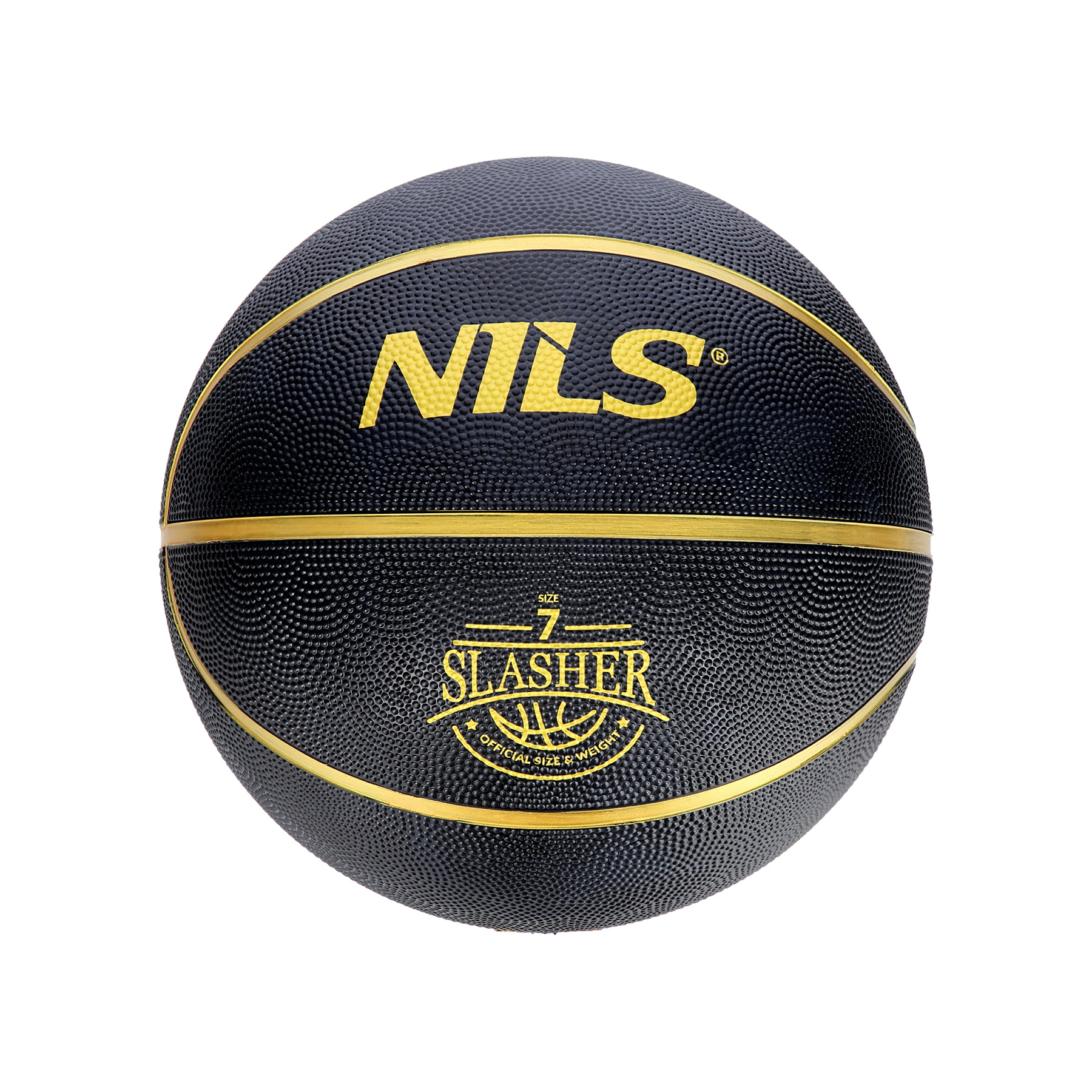 NPK270 ČERNÝ SLASHER 7 BASKETBALOVÝ MÍČ NILS