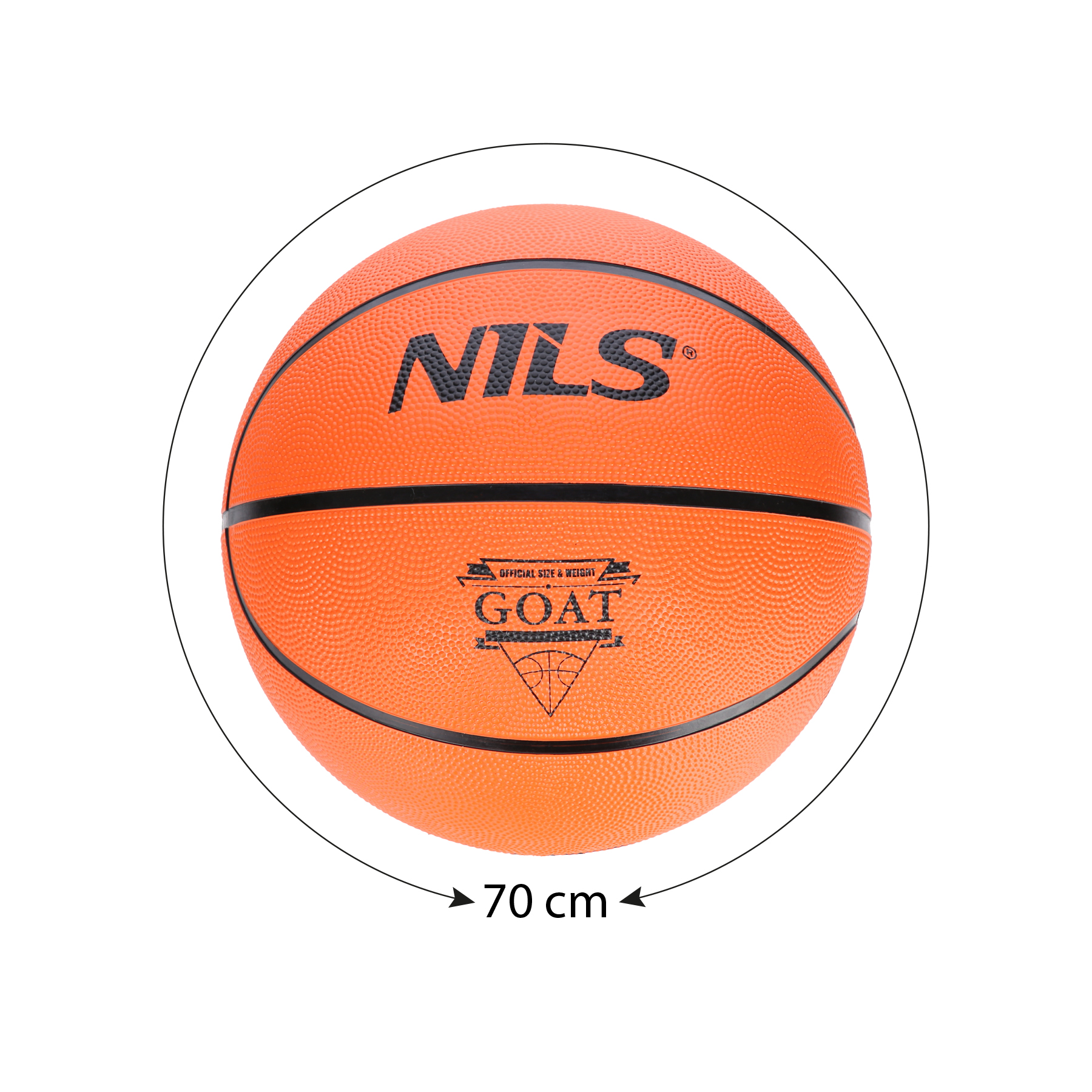 NPK252 GOAT 5 BASKETBALOVÝ MÍČ NILS