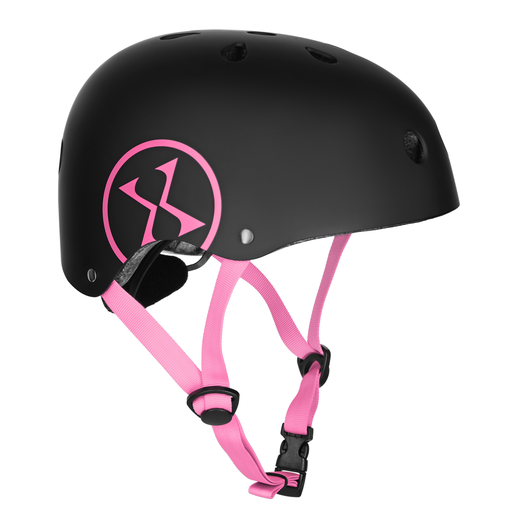 MTW001-1 ČERNO-RŮŽOVÁ VEL.S(52-56CM) HELMA NILS EXTREME