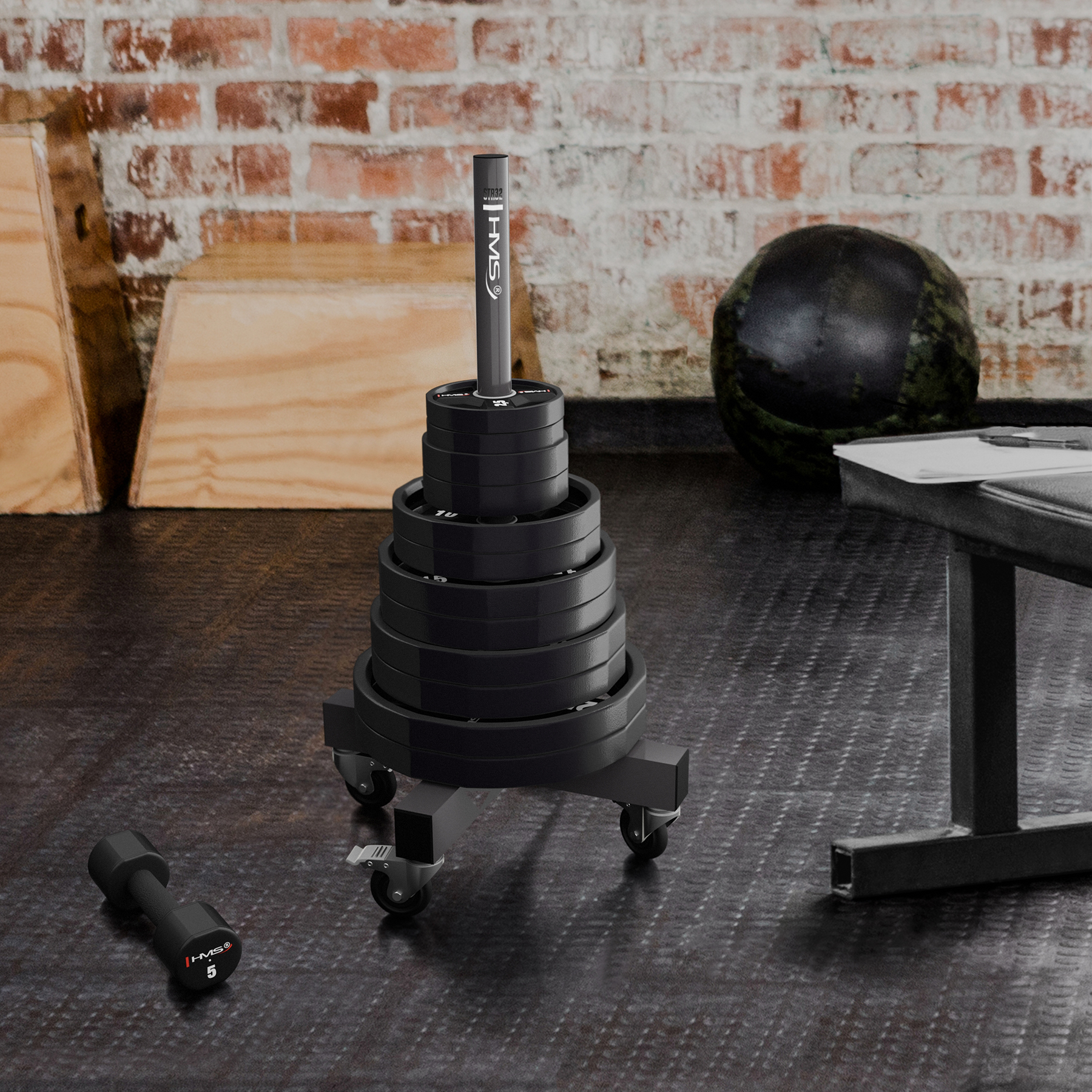 TPC15 OLYMPIJSKÝ POLYURETANOVÝ KOTOUČ 15 KG HMS