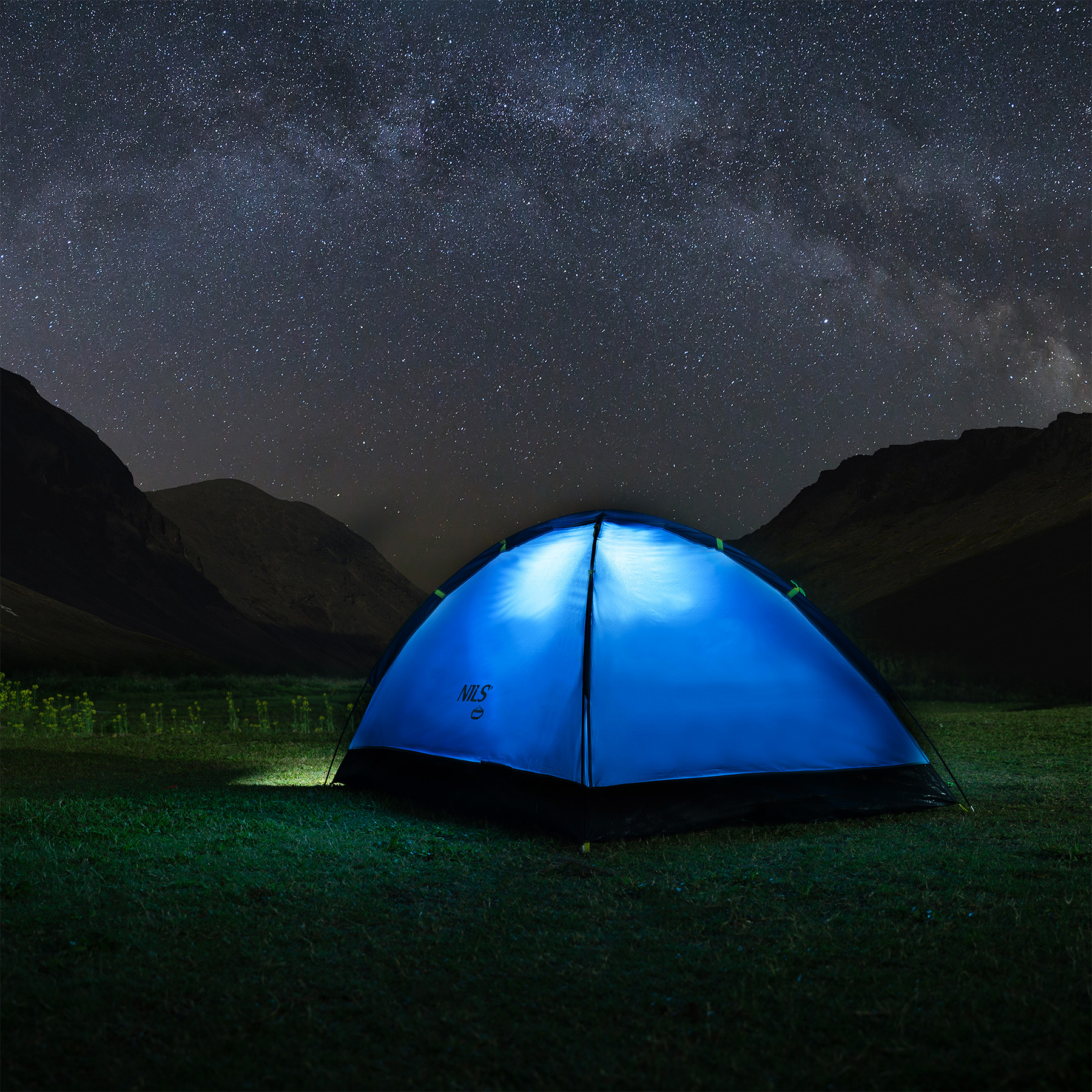 NC6033 NIGHTFALL MODRÝ-SV.ŠEDÝ TURISTICKÝ STAN NILS CAMP