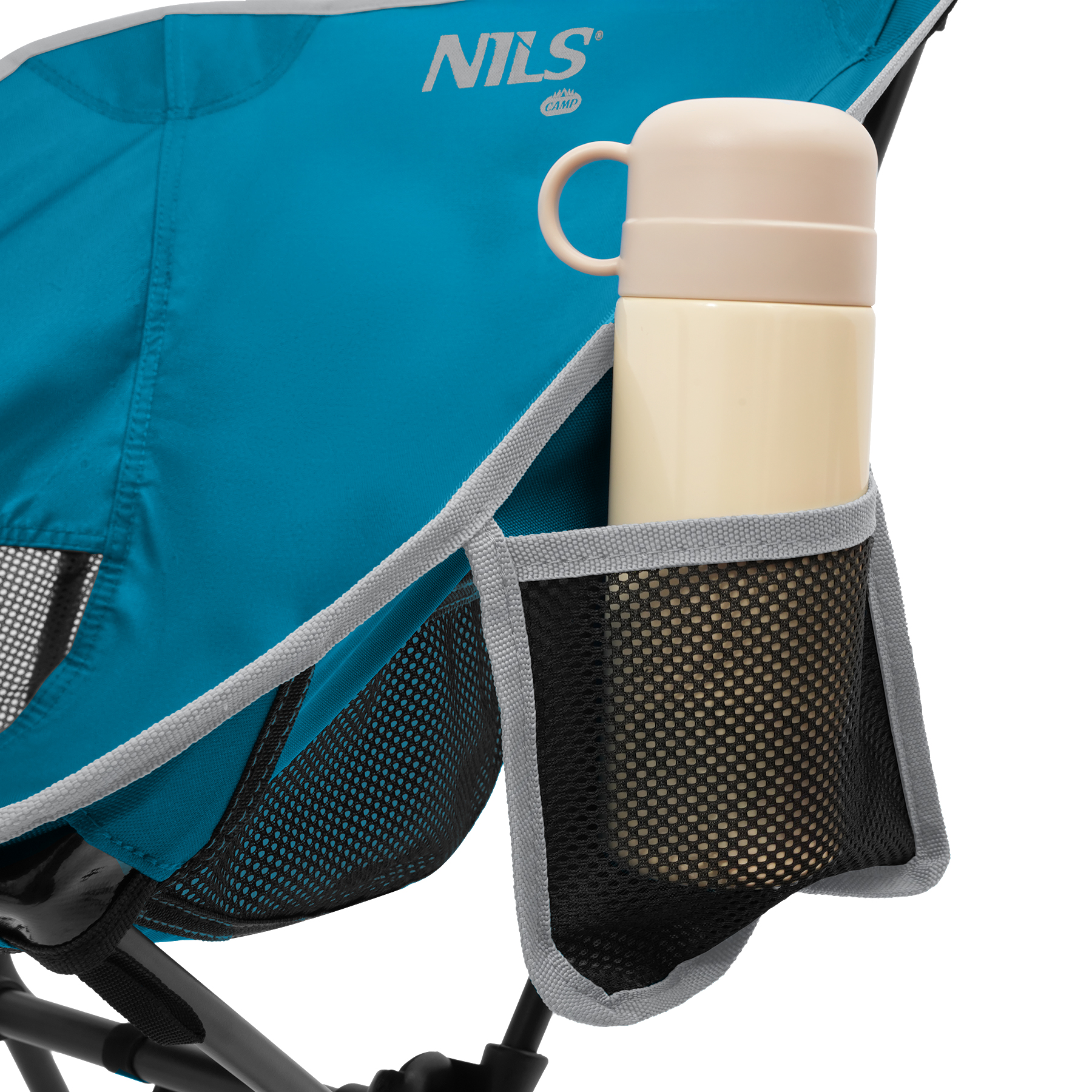 NC3320 MODRÉ SKLÁDACÍ KŘESLO ULTRALEHKÉ NILS CAMP