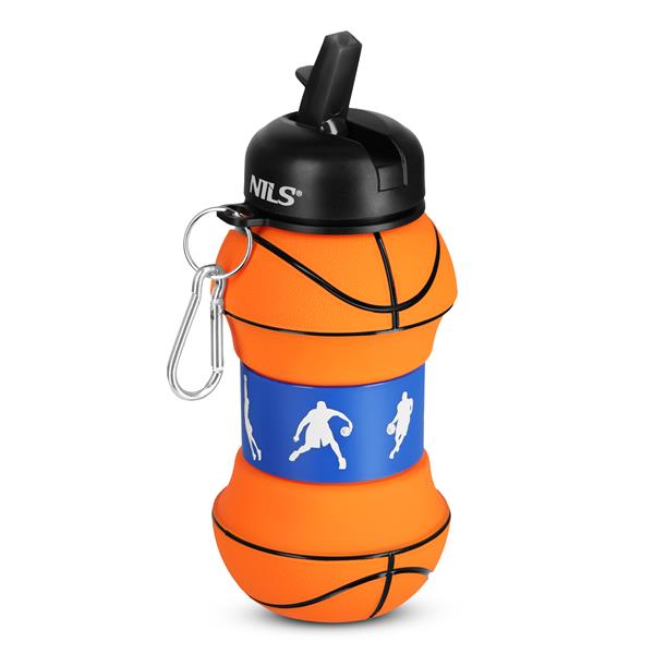 NC4104 BASKETBAL SILIKONOVÁ SKLÁDACÍ LÁHEV 550ML NILS CAMP