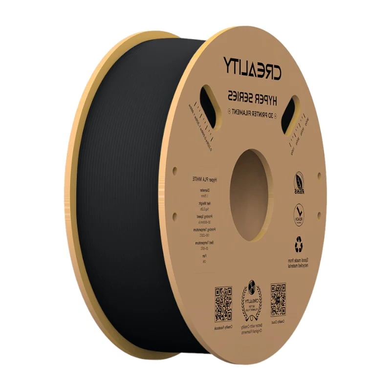 Creality Hyper PLA filament 1,75 mm 1 kg černá Černá