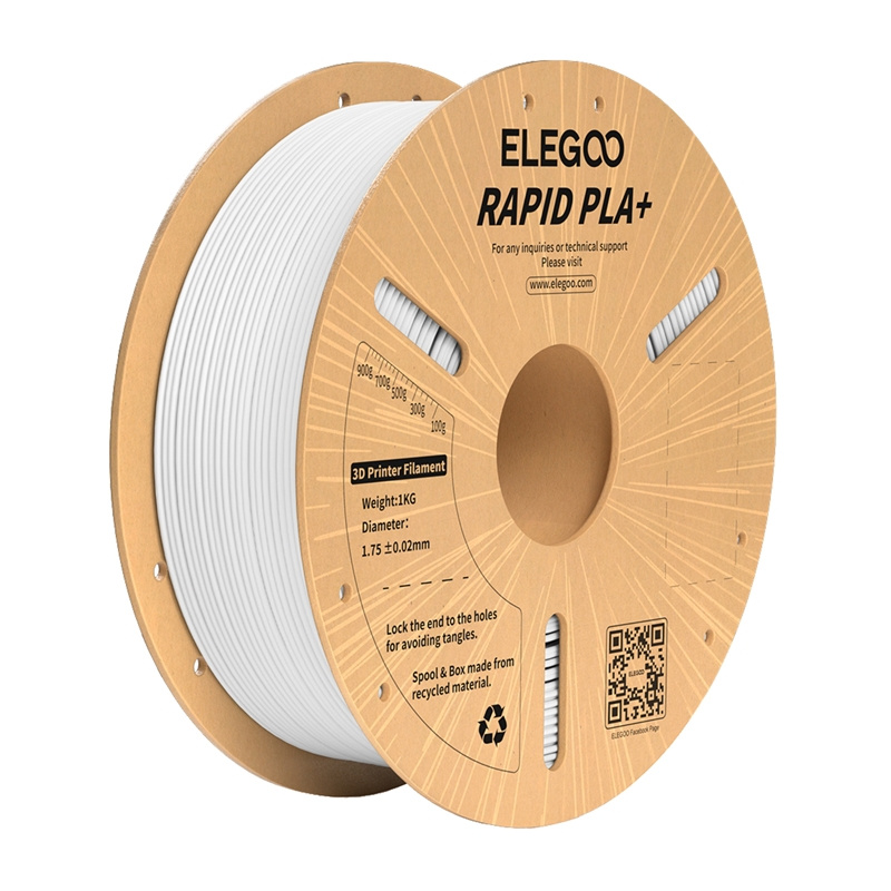 Filament ELEGOO pro rychlý tisk PLA+ bílá