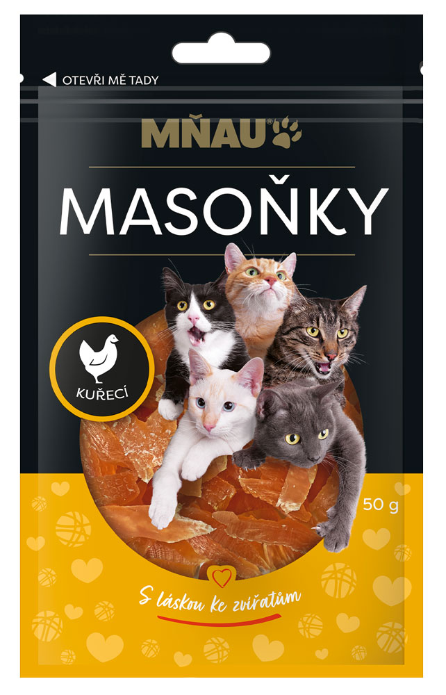 MŇAU Masoňky kuřecí kousky 50g