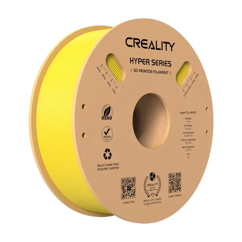 Levně Hyper PLA vlákno Creality (žluté)
