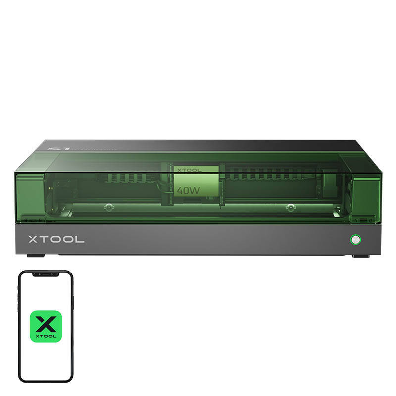 Levně Laserový gravírovací stroj 2 v 1 xTool S1 40W Basic (černý)
