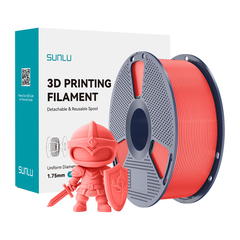 Filament Sunlu PLA+ (třešňová barva)