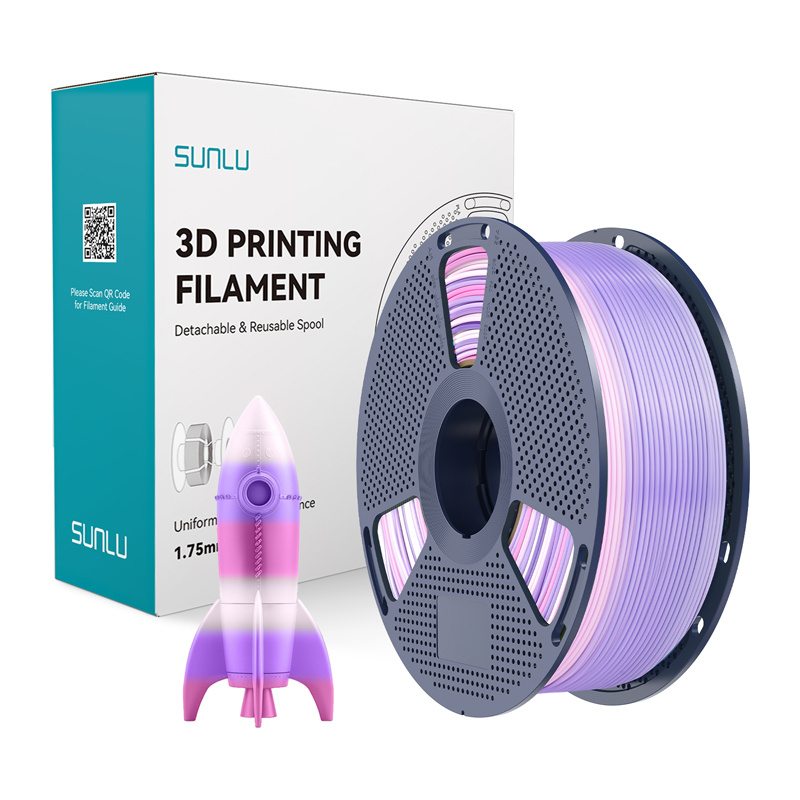 Levně Filament Sunlu PLA (Rainbow) 03