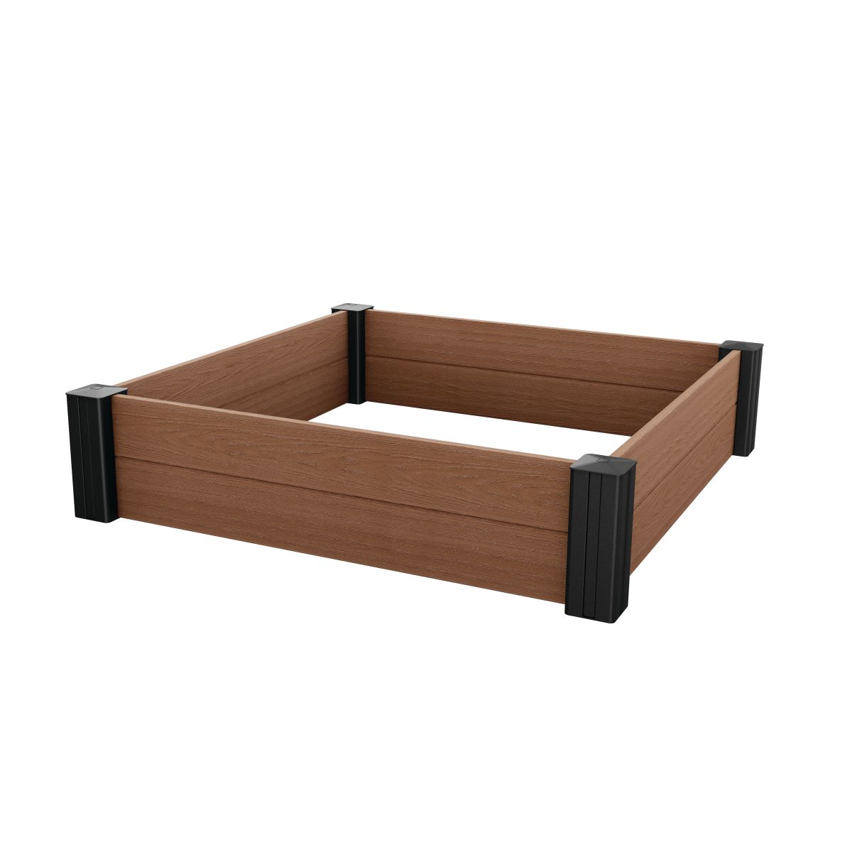 Curver Vyvýšený záhon - Vista Modular 121,5 x 121,5 x 27 cm, hnědý