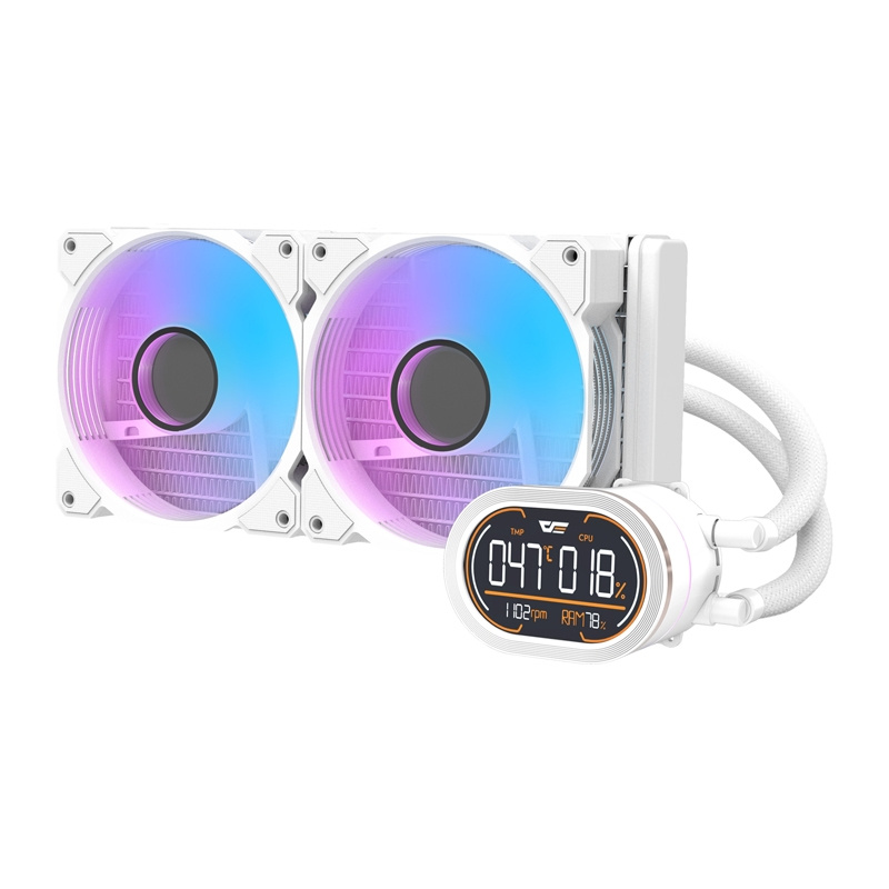 Levně Chladič procesoru Darkflash DH240D v2 (bílý)