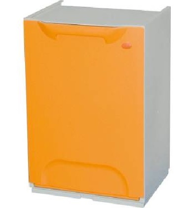 ARTPLAST Úložný box/koš výklopný Eco-Logico 34x29x47 cm, šedý