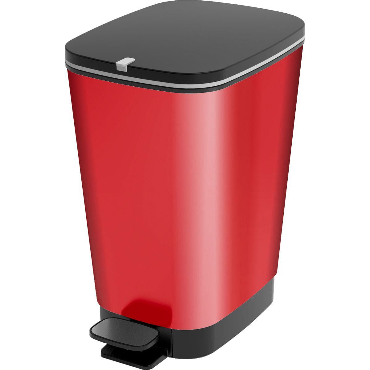Koš na odpad 35 L KIS Chic Bin M Metal Red