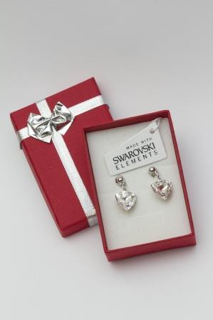 Swarovski-Crystals Náušnice Linda Crystal.MADE WITH SWAROVSKI CRYSTALS