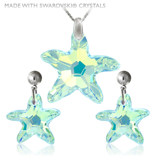 Swarovski-Crystals Sada šperků Swarovski - Hvězda Crystal