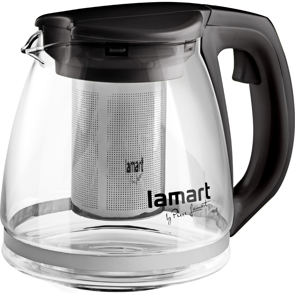 Konvice 1,1 l, černá, LAMART VERRE LT7025