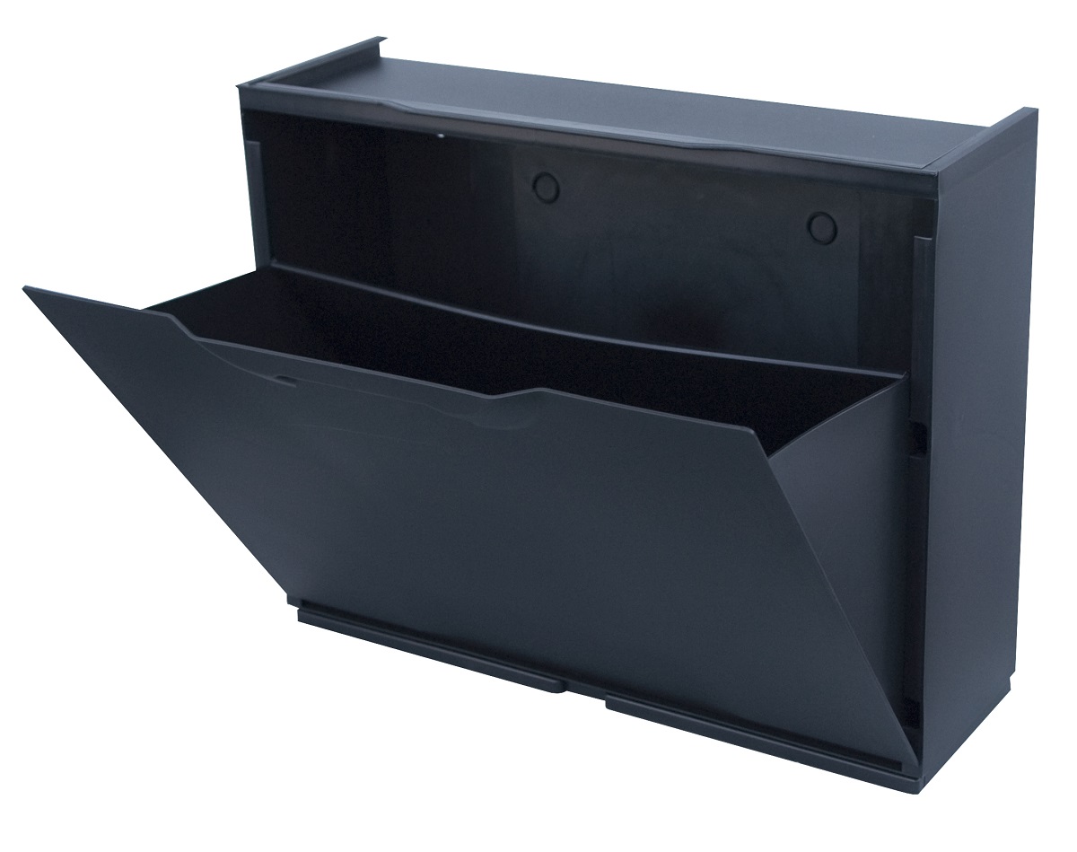 Plastový botník ArtPlast UNIKA U50/N, černý