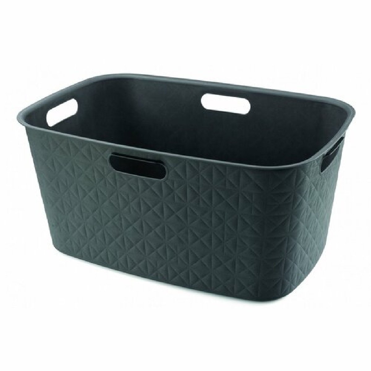 Curver Koš na čisté prádlo LAUNDRY HAMPER 45L, tmavě šedý