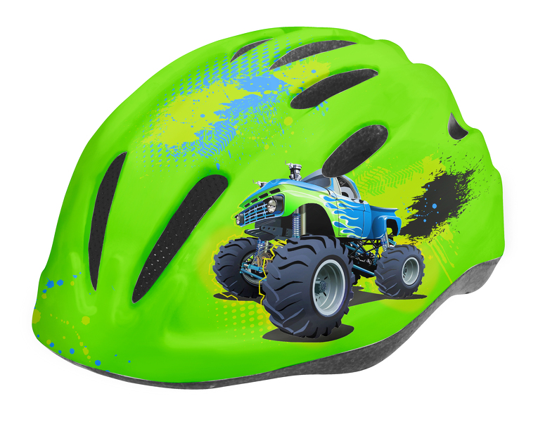 Dětská cyklistická přilba WISTA HardShell zelená S/M (52-56 cm)